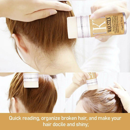 IKT Hair Wax Stick – Strong Hold Styling Gel Cream for Men, Women & Kids, Anti-Frizz & Edge Control