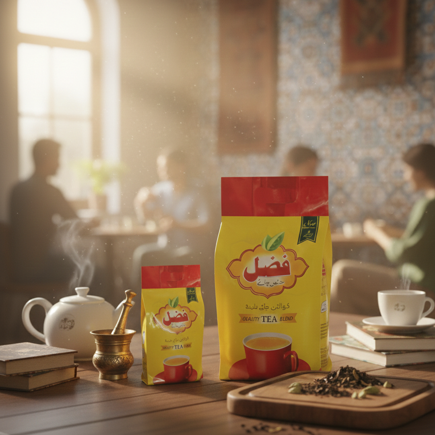 Fazal Quality Tea Blend - Premium Selected Tea Leaves for an Authentic, Rich Aroma and Traditional Taste | Available in Multiple Sizes (1kg gram)