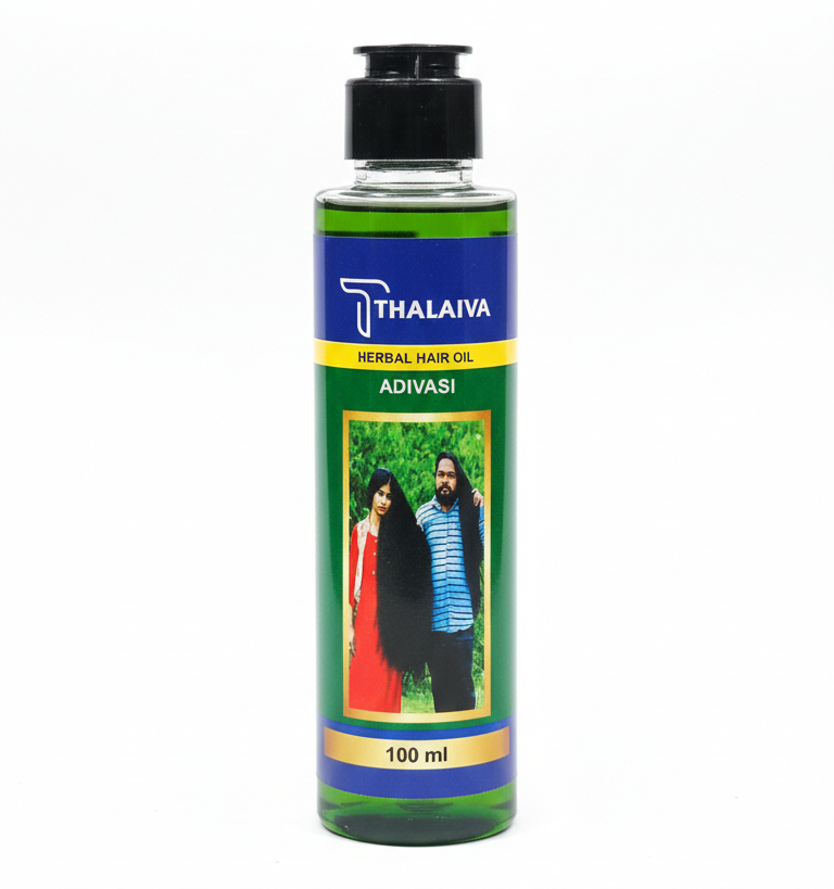 Thalaiva Adivasi Herbal Hair Oil – Strength & Growth Formula | Natural Hair Therapy for Hair Vitality | 100 ml