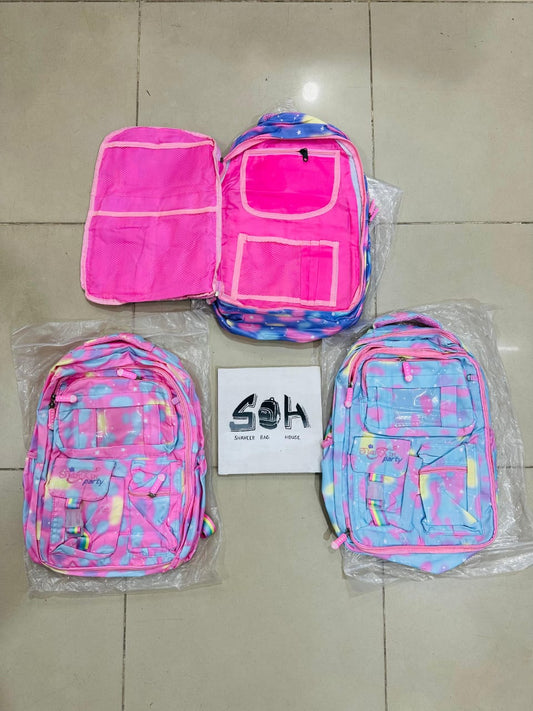School Backpack for Daily Use – High Quality Durable Material with Multiple Pockets (Blue)