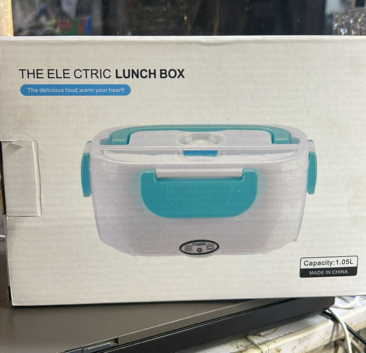 Electric Lunch Box with Stainless Steel Inner – Portable Food Heating Box (Random Color)