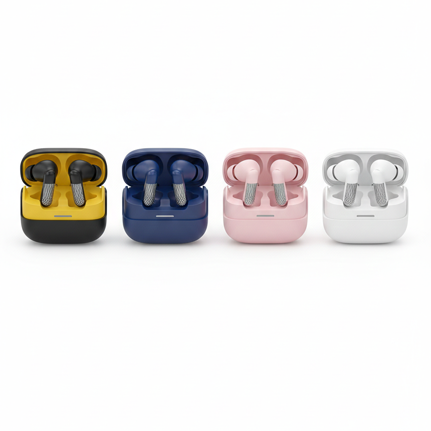 U39 True Wireless Bluetooth 5.1 Earbuds – Premium Plating Design - Black