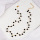 Zig Zag Black Choker With Earrings for girls