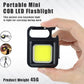 Multifunction 500 Lumens Mini Pocket COB LED Portable Keychain Light