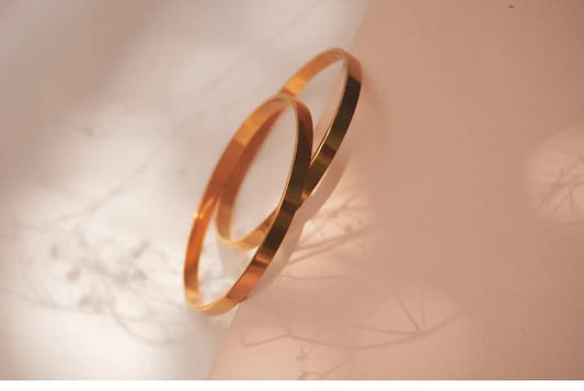 2 pieces Metal Bangle - 2.25