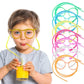 Funny glasses drinking Straw (random color)