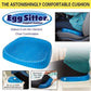 (With black cover) - Non Slip Egg Sitter Gel Seat Cushion Soft Sitting Support Pad Cushion for Car and Office Chair Seat Pads Breathable Honeycomb Bike seat foam
