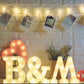 1pcs LED Alphabet Battery Operated All Led Letter A TO Z For Night Lights Wedding Birthday Party For Room and Decoration Using Without Electricity - D