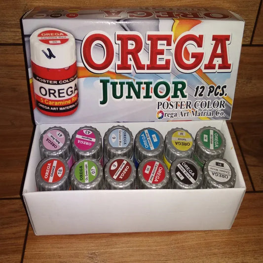 15 pcs Orega Poster colour With Brush