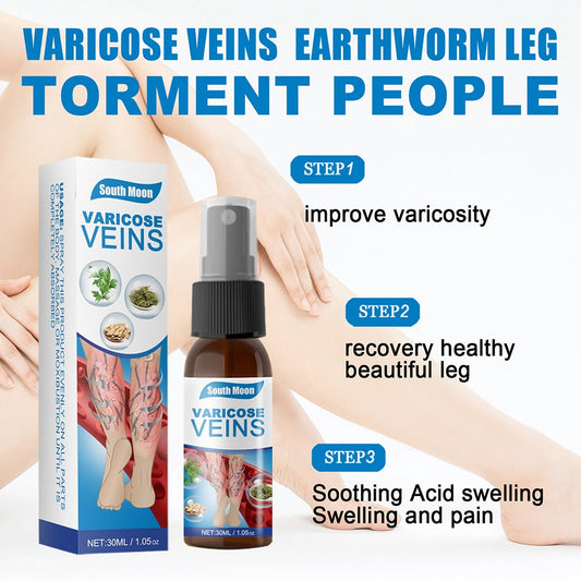 30ml Varicose Veins Treatment Spray Varicose Vein Treatment Cream Repair Varicocele Removal Pain Relief Kidney Inflammation Legs Vein Health Care Spray