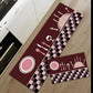 Antislip mats pack of 2pcs (Random Design)size:40*120&40*60cm