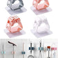 1 Pc Mop and Broom Self Adhesive Holder Wall Mount Magic Hanger Organizer Cleaning Tools Storage Mop Rack (Random Color)