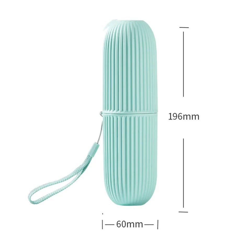 Portable Toothbrush Holder Toothpaste Storage Cup Household Travel Nordic Simple Bathroom Toothbrush Protect Wash Tooth Set Box (random color)