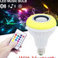 Smart LED Light Bulb with Built-in Bluetooth Speaker + Remote | Best Quality Bluetooth Speaker
