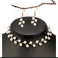 Zig Zag Black Choker With Earrings for girls