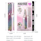 Electric Eyebrow Trimmer and Shaver, Rechargeable Flawless Hair Remover 2 in 1 Hair Remover Trimmer For Women, Electric Flawless Facial Machine Razor