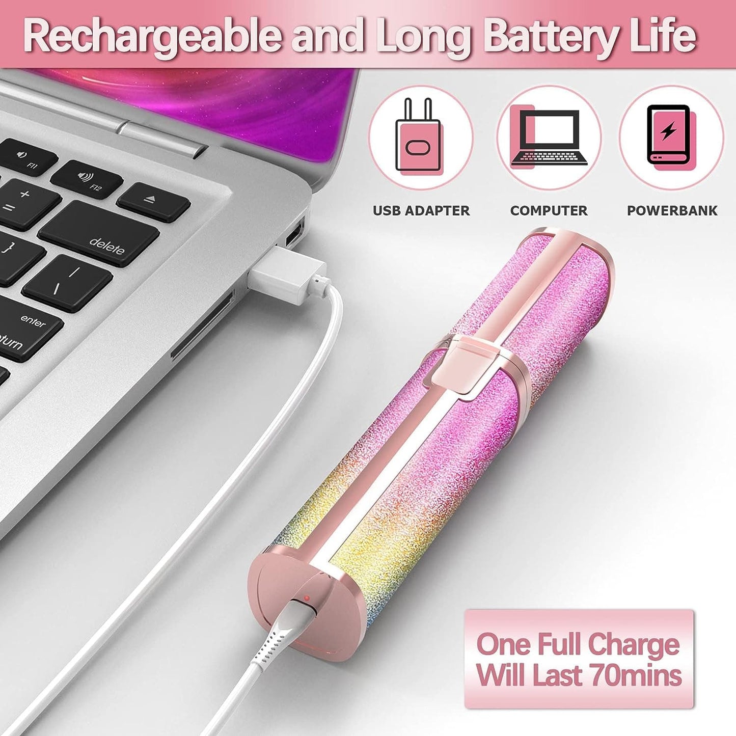 Electric Eyebrow Trimmer and Shaver, Rechargeable Flawless Hair Remover 2 in 1 Hair Remover Trimmer For Women, Electric Flawless Facial Machine Razor