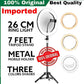 26CM LED Ring Light with Mobile Holder, 7ft Tripod Stand, 3 Light Colors, Dimmable USB Selfie Ring Light for Videography and Photography - Stand + Mobile Holder + Ring Light