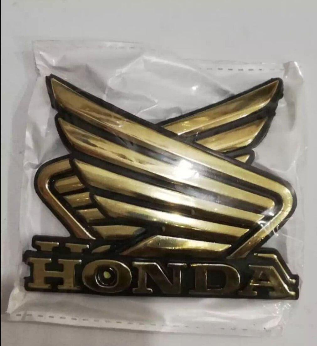 4-Piece Tenki & Tappa Monogram Set for CD70 – Universal Honda Style Badges | Best Quality Mono Set