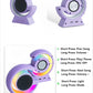 BX-39 Mini G Wireless Speaker with RGB Light & Wireless Charging – Portable Bluetooth 5.3 Speaker & Bedside Lamp