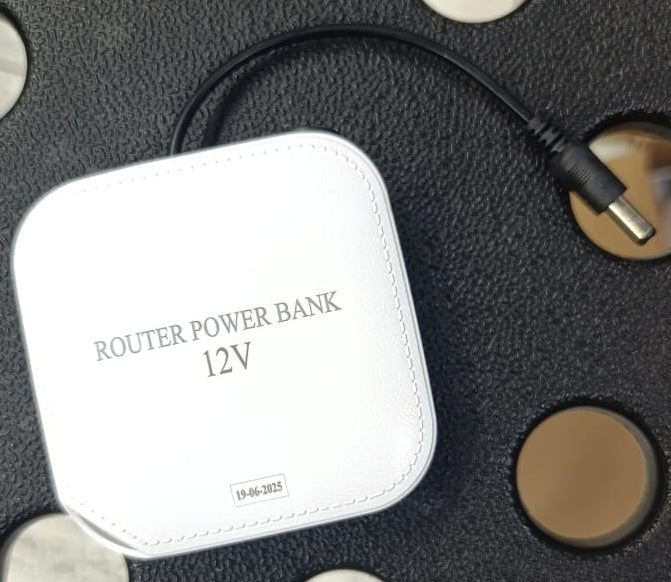 Wifi Router Power Bank 20000 mAH – Reliable Backup Power for Seamless Internet Connectivity | Best Quality Power Bank For Wifi Router - Without Adapter ( Random Color ) - 09 Volt