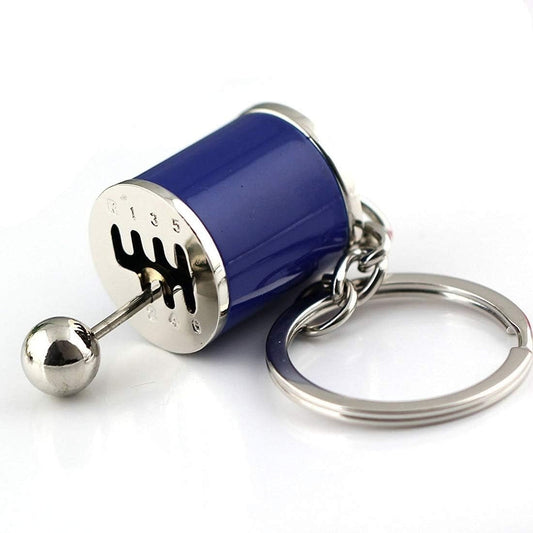 Car Gearbox Manual Transmission Lever Keychain – Metal Pendant Keyring | Key-Chain For Bikes & Cars - Random Color