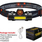 Rechargeable High Power LED Headlamp – Waterproof Headlight with Adjustable Brightness, Magnetic Side & Ergonomic Strap for Camping, Hiking, Fishing & Outdoor Use