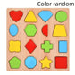 Colorful Geometric Shapes Wooden Cognitive Board Puzzle – Educational Learning Toy for Kids (1–3 Years, Safe & Durable)