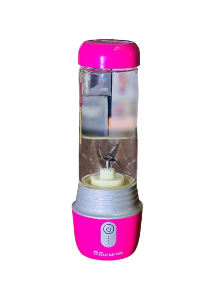 Imported Rechargeable Portable 420ml Blender with 6 Blades - Portable Blender with USB Charger - Rechargeable Portable Blender for Shakes & Juices - 420ml Personal Smoothie Maker
