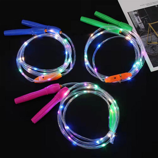 Lighting Jump Skipping Rope – LED Fitness Rope for Kids & Adults, Indoor/Outdoor Training, Random Color