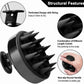 1 Piece Scalp Massager Shampoo Brush – Silicone Hair Scalp Scrubber for Deep Cleaning & Relaxing Massage (Multicolor, Pack of 1)