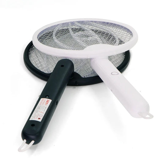 Foldable Mosquito Killer Trap | Electric Rechargeable Bug Zapper Racket For Indoor And Outdoor Mosquito And Insect Control (Random Color)
