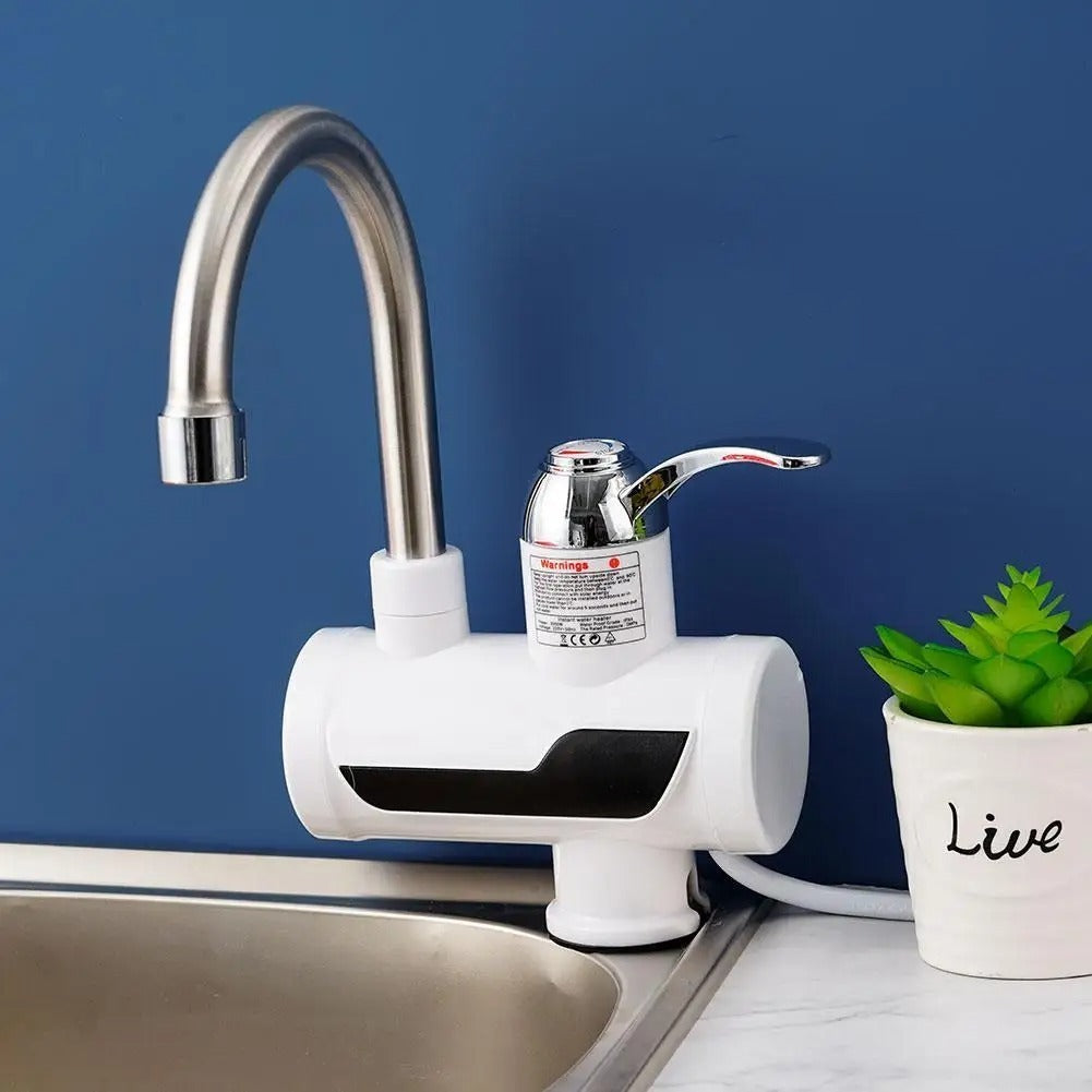 Electric Kitchen Instant 2500W Water Heater Tap – Instant Hot Water Faucet | Fast Heating Tankless Faucet