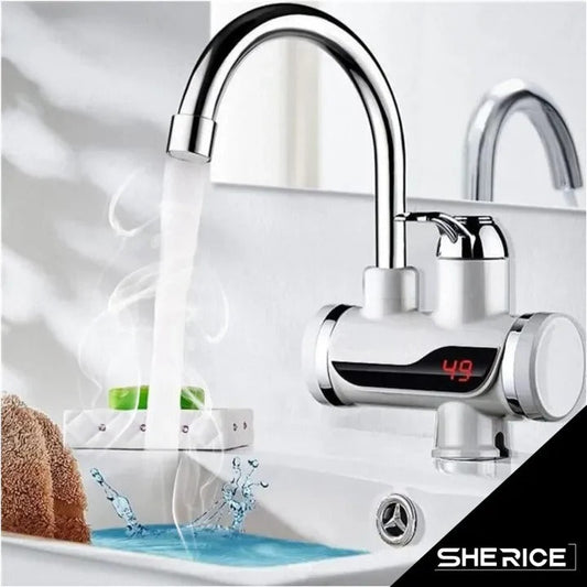 Electric Kitchen Instant 2500W Water Heater Tap – Instant Hot Water Faucet | Fast Heating Tankless Faucet