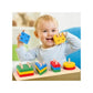 Lewo Wooden Puzzle Toddler Toys Shapes