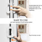 Child Safety Refrigerator Lock – Self Adhesive Fridge And Freezer Door Lock With Double Safety Button And Easy One Hand Operation