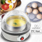 DSP Professional 350W Electric Egg Boiler With Steam Rack And Measuring Cup