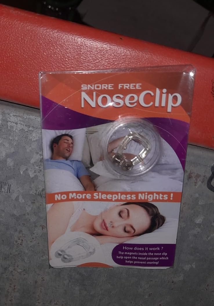 Silicone Magnet Nose Clip – Anti Snore Device for Sleeping, Best Quality, Pack of 4