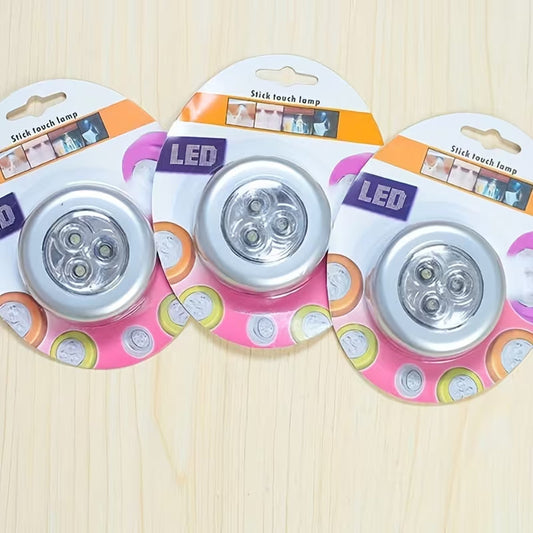 LED Tap Light Self Adhesive | Battery Power Cabinet Light | Tap Touch Night Lamp (1 Piece)