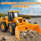 The Perseids Remote Control Bulldozer – 1/16 Scale 11 Channel Heavy RC Construction Toy with Lights & Sound, Yellow