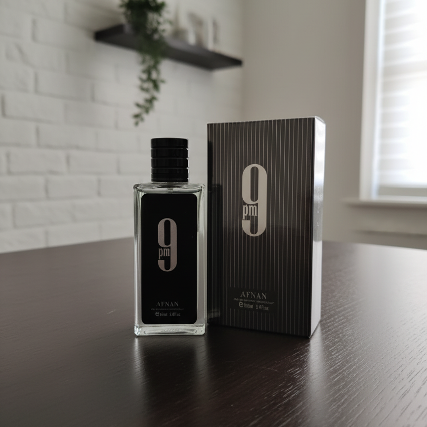 Afnan 9PM Perfume – Unisex EDP 100ml Black, Long-Lasting Elegant Fragrance for Men & Women