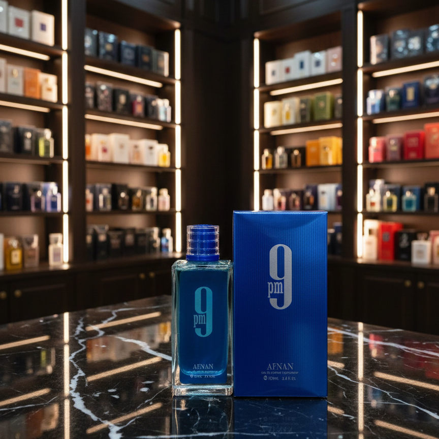 Afnan 9PM Perfume – Unisex EDP 100ml Blue, Long-Lasting Elegant Fragrance for Men & Women