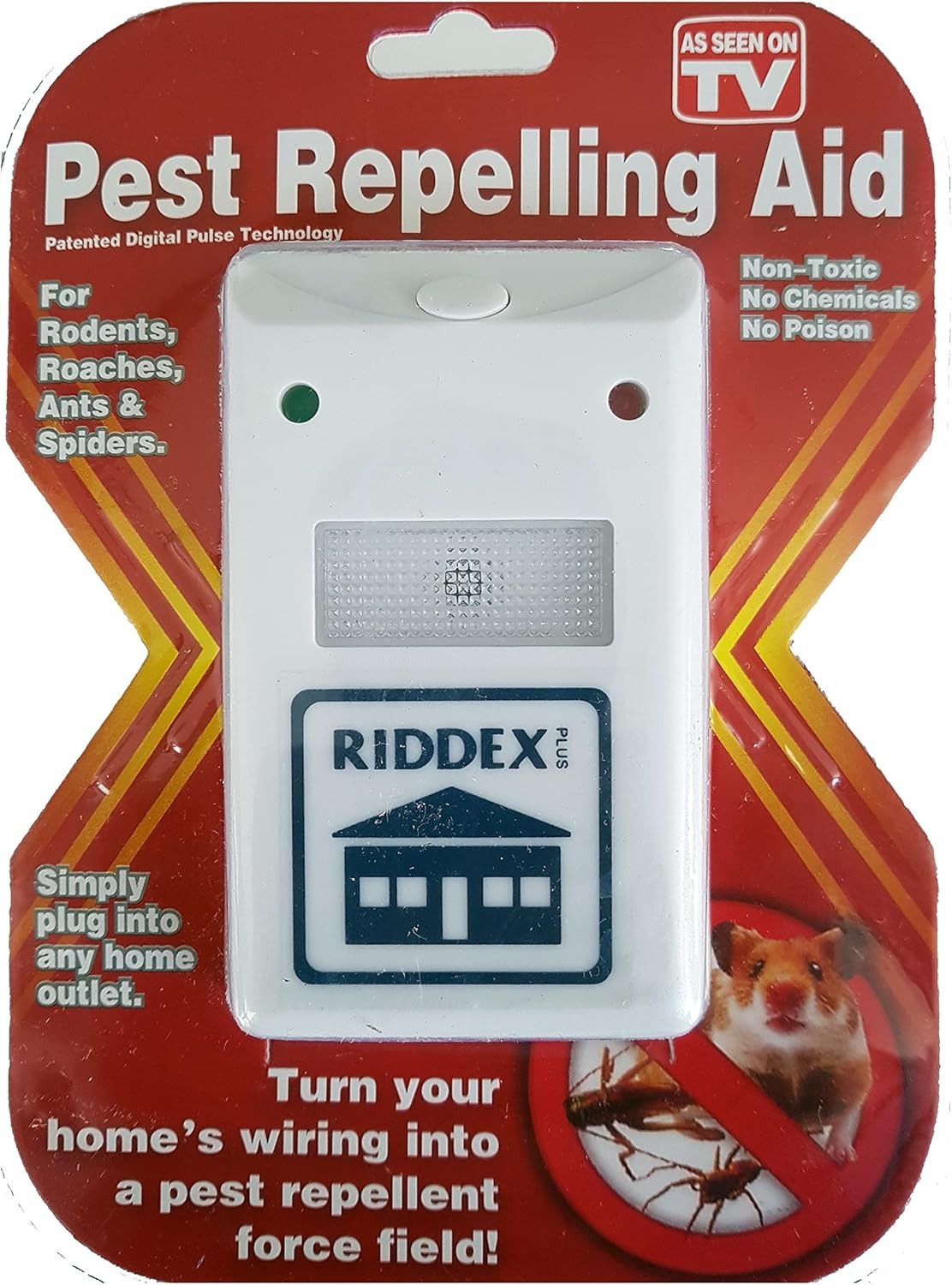 Ultrasonic Electronic Pest Repeller Plug-In – Smart Home Pest Control Device
