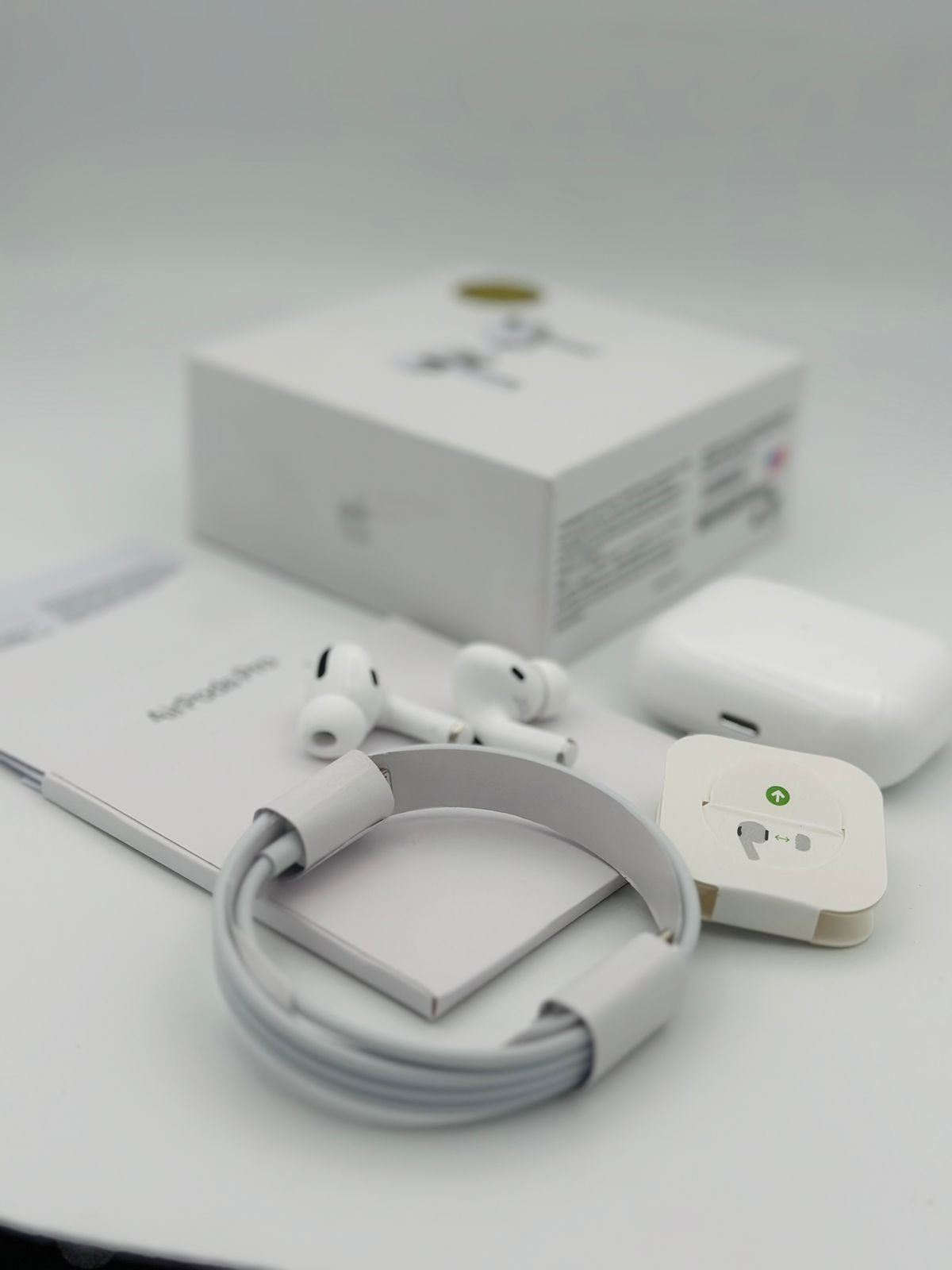 Apple AirPods Pro 2nd Gen, AirPods Pro 2, Apple Wireless Earbuds, Noise Cancelling Earbuds, Active Noise Cancellation, Transparency Mode AirPods, MagSafe Charging Case, USB C AirPods, Apple Bluetooth Earphones, Premium Wireless Earbuds