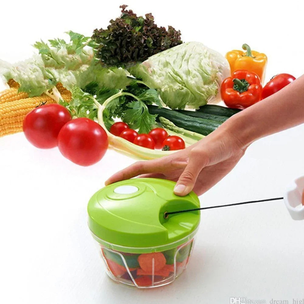 Multi-Function Food Processor - Chopper, Cutter, Grinder, Shredder, Mincer, Mini Garlic Slicer & Slicer for Kitchen (Random Color)
