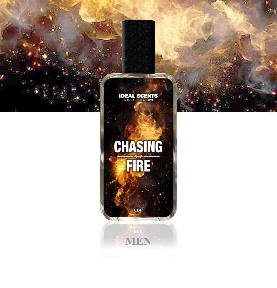Chasing Fire Fragrance | 50ml | Inspired by Tuscan Leather | Long Lasting 8–10 Hours | Made in Pakistan