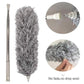 Microfiber Fan Duster | Telescopic Extendable Gray Duster | 360 Flexible Dirt & Dust Duster For Home Office Use | Micro Fiber Duster