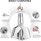 Manual Stainless Steel Nose & Ear Hair Trimmer - Painless, Battery-Free Precision Personal Grooming Tool with Cleaning Brush