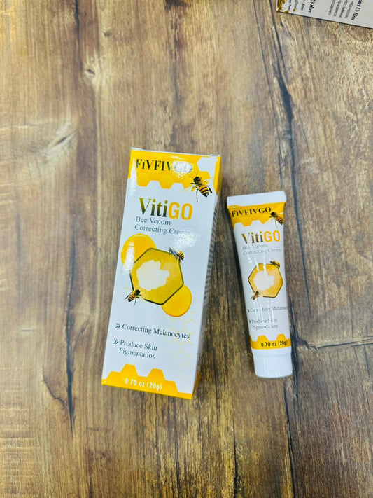 Fivfivgo™ VitiGO Bee Venom Correcting Cream (20g) – Advanced Melanocyte Support for Skin Pigmentation Recovery and Even Skin Tone