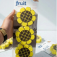 WUWA Stravits Fruit Sponges Providing Creative Design Attractive Look Durable Quality Comfortable Use (Random Design)